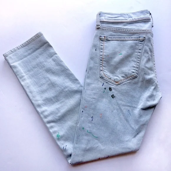 rag&bone NWT Dre Paint Splatter Skinny Jeans - Picture 6 of 8